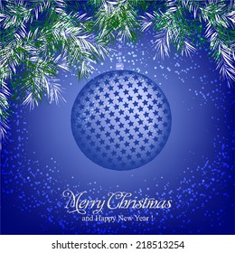 Merry Christmas and Happy New Year Card