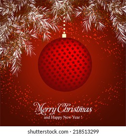 Merry Christmas and Happy New Year Card