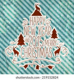 Merry Christmas and Happy New Year Card