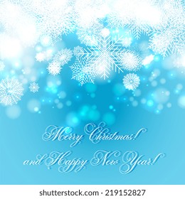 Merry Christmas and Happy New Year Card