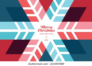 Merry Christmas and Happy New Year. Vector illustration concept for background, greeting card, party invitation card, website banner, social media banner, marketing material.