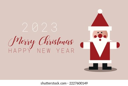 merry Christmas and happy new year card