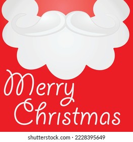 Merry Christmas and Happy new year card. vector