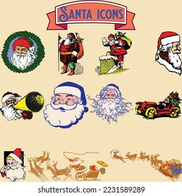 Merry Christmas. Happy New Year, 2023. Vector logo, emblems, design. Usable for banners, greeting cards, gifts etc.
Merry Christmas illustration vector template design