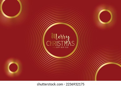 merry christmas and happy new year , gradient background greeting poster .