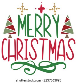Merry Christmas - Happy Christmas, Happy New Year, Retro Merry Christmas, Happy Holidays Retro T-shirt And SVG Design, Can You 