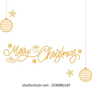 Merry Christmas. Happy New Year, 2022. Typography. Vector logo, text design. greeting cards, gifts etc.
