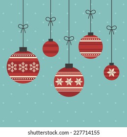 merry christmas and happy new year card design. vector illustration