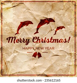 Merry Christmas and Happy New Year Card