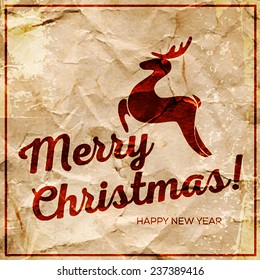 Merry Christmas and Happy New Year Card