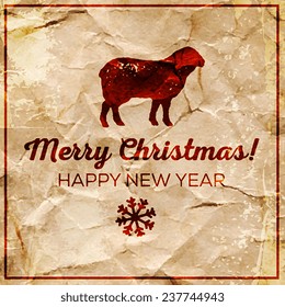 Merry Christmas and Happy New Year Card