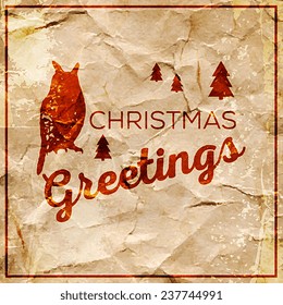 Merry Christmas and Happy New Year Card