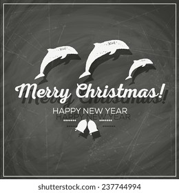 Merry Christmas and Happy New Year Card