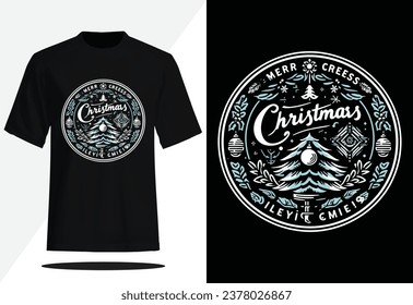 Merry Christmas and Happy New Year! T-shirt Design
