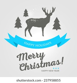 Merry Christmas and Happy New Year Card