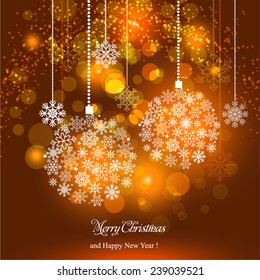 Merry Christmas and Happy New Year Card