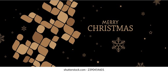 Merry christmas and happy new year card