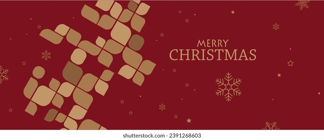 Merry christmas and happy new year card