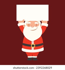 Merry Christmas and Happy New Year with Santa Claus, Santa character 