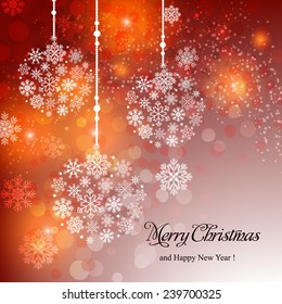 Merry Christmas and Happy New Year Card