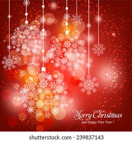 Merry Christmas and Happy New Year Card