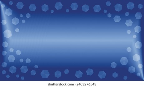 Merry Christmas Happy New Year Birthday Blue radiant background silver honeycombs Card Glistening Holiday design Party College graduation Gold Template for men Dad day Father Copy space greeting text