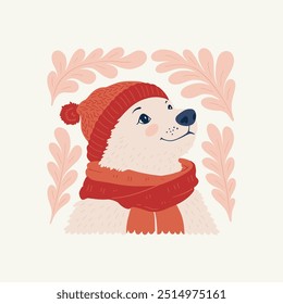 Merry Christmas and Happy New Year illustration. Modern trendy minimal style. Hand drawn design for wallpaper, wall decor, print, postcard, cover, template, banner.