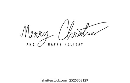 Merry christmas and happy new year 2024 2025 2026 year number calendar december hand written january month festival celebration retro xmas holiday event party winter season script gift card object 