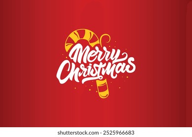 Merry christmas and happy new year design typography lettering background free vector editable background