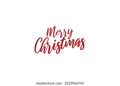 Merry christmas and happy new year design typography lettering background free vector editable background