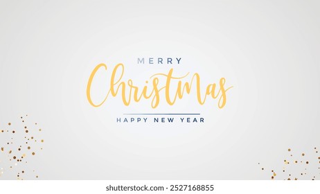 Merry christmas and happy new year background. HD wallpaper design. EPS 10 vector art. Bright Christmas and New Year design holiday frame. Vector illustration