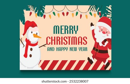  Merry Christmas, and Happy New Year. Creative concept for Merry Christmas Day. Happy New Year banner. Christmas with a Nutcracker. Horizontal Christmas posters.