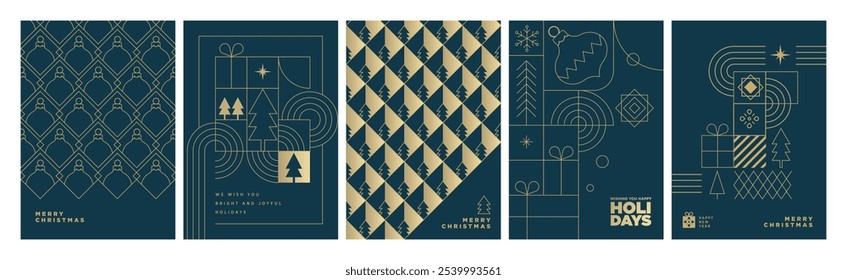 Merry Christmas and Happy New Year. Eye catching design vector illustrations for greeting card, party invitation card, website banner, social media banner, marketing material.