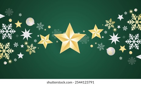 Merry Christmas and Happy New Year background, element in Christmas holiday , Flat Modern design , illustration Vector EPS 10