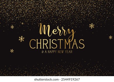merry christmas and happy new year template background vector eps 10