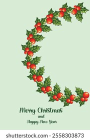 Merry Christmas and Happy New Year. vector graphics, background for decoration of highlights and snowflakes. winter holidays. a nice design of linear drawings.