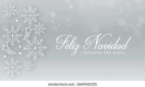 Merry Christmas and Happy New Year. Greeting card or invitation template with golden Christmas tree on blue background.