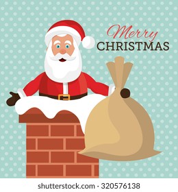Merry christmas and happy new year card design, vector illustration eps 1o