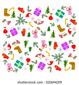 Merry Christmas and Happy New Year Card.