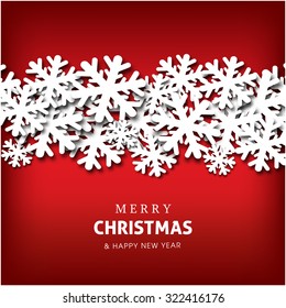 Merry Christmas and Happy New Year 2016 holidays vetor design.