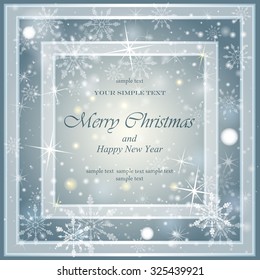Merry Christmas and Happy New Year Card