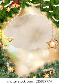 Merry christmas and happy new year. EPS 10 vector file included