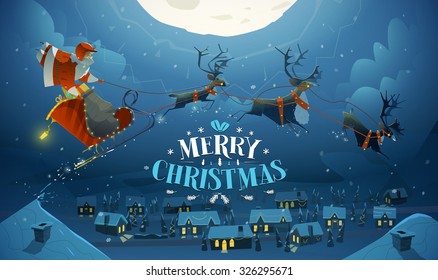 Merry Christmas and Happy New Year card