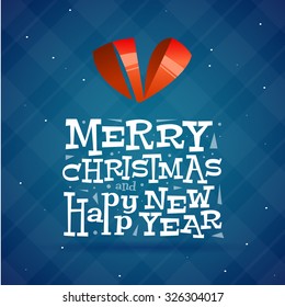 Merry Christmas and Happy New Year card