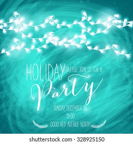  Merry Christmas and Happy New Year Card Xmas Card. Blur Silver Snowflakes. Vector.
