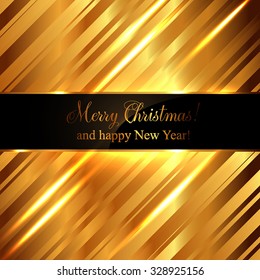  Merry Christmas and Happy New Year Card Xmas Card. Blur Silver Snowflakes. Vector.
