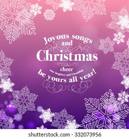 Merry Christmas and Happy New Year Card