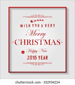 Merry Christmas And Happy New Year Vintage Christmas Background