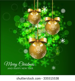 Merry Christmas and Happy New Year Card