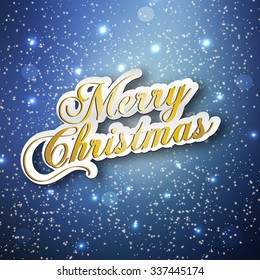 Merry Christmas and Happy New year celebration design.